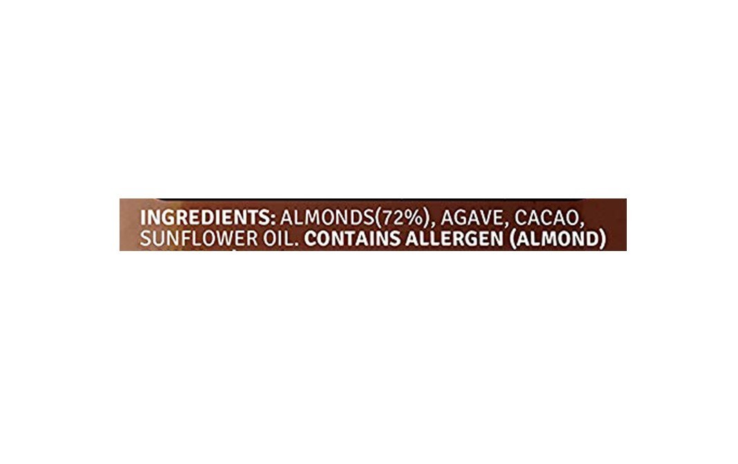 Raw Pressery Almond Butter, Cacao   Glass Jar  200 grams